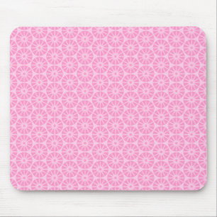 Sternrad-Muster - Pink-Farbtöne Mousepad