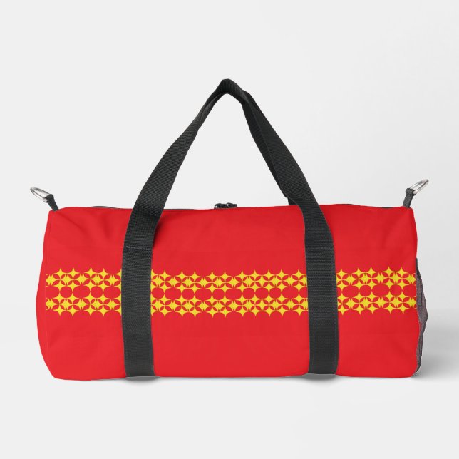 Sternreihen Klein Duffle Bag (Vorderseite)