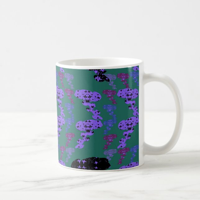 Sternrosen Kaffeetasse (Rechts)