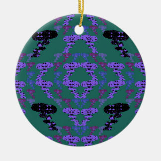 Sternrosen Keramik Ornament