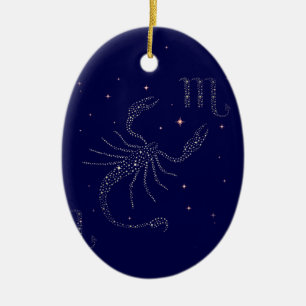 Sternskorpio Keramik Ornament