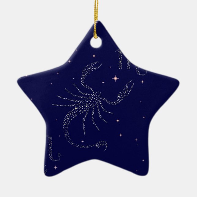 Sternskorpio Keramik Ornament (Vorne)