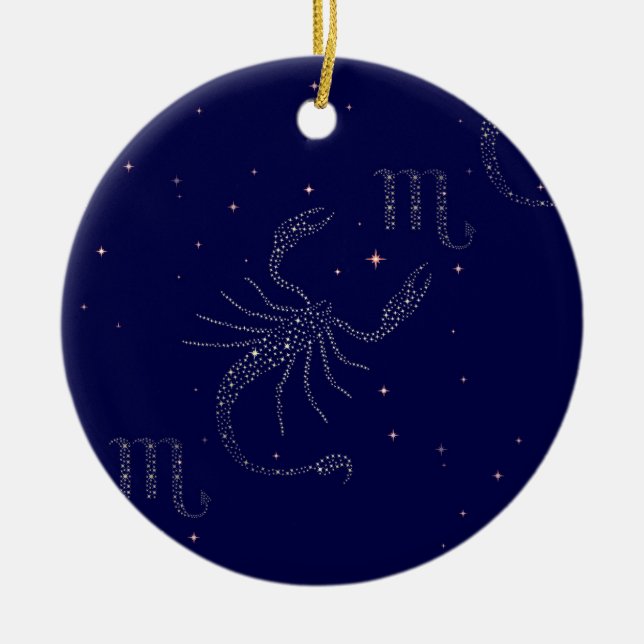 Sternskorpio Keramikornament (Vorne)