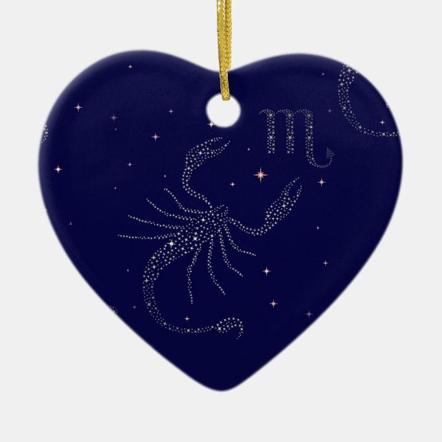 Sternskorpio Keramikornament (Vorne)