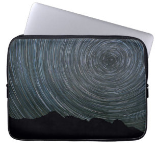 Sternspuren um Polaris Ingalls Pass Laptopschutzhülle