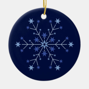 Sternstunden: Mitternacht Keramik Ornament