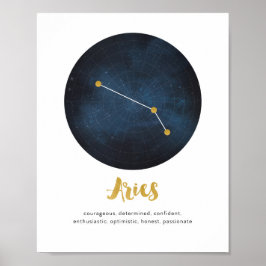 Sternzeichen Aries Poster