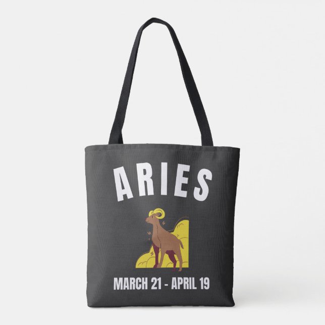 Sternzeichen Aries T - Shirt (Rückseite)