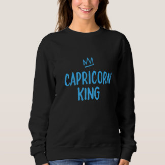 Sternzeichen Astrologie Horoskop König Steinbock Sweatshirt