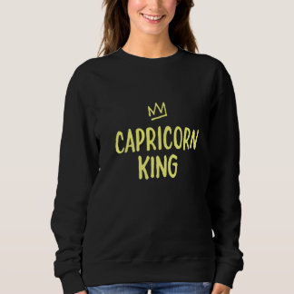 Sternzeichen Astrologie Horoskop König Steinbock Sweatshirt