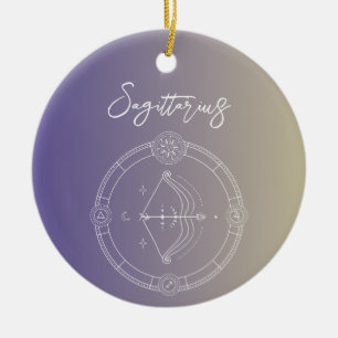 Sternzeichen des Sagittarius zodiac Keramik Ornament