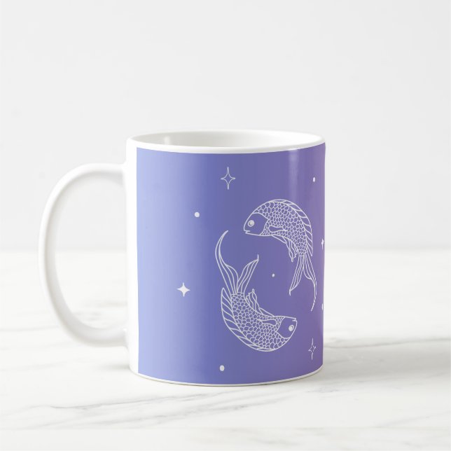 Sternzeichen des Zodiakoroskops Kaffeetasse (Links)