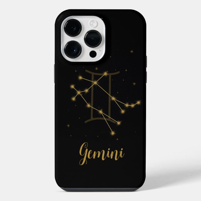 Sternzeichen-Etui | Zwillinge iPhone Hülle (Rückseite)