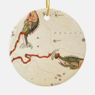 "Sternzeichen: Fische" Schmuckstück Keramikornament