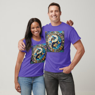Sternzeichen - Fische Yin und Yang T-Shirt