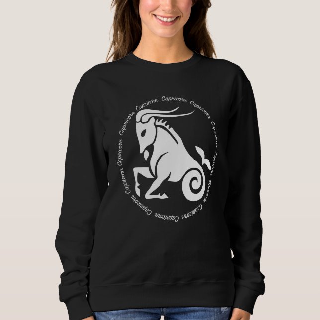 Sternzeichen Horoskop Steinböcke Sweatshirt (Vorderseite)