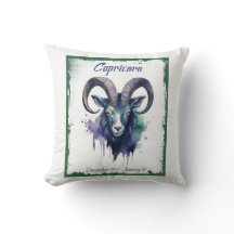 Sternzeichen in Wasserfarbe: Steinbock