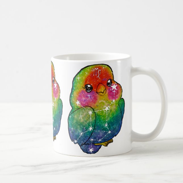 Sternzeichen Jungfrau Kaffeetasse (Rechts)