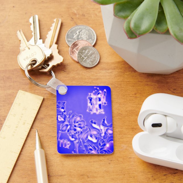 Sternzeichen Jungfrau Schlüsselanhänger (Schreibtisch)