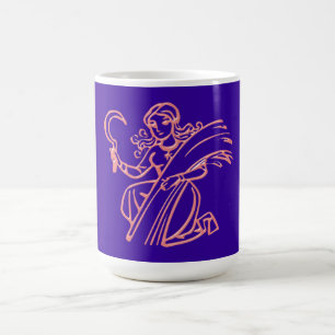 Sternzeichen Jungfrau zodiac sign Virgo Tasse