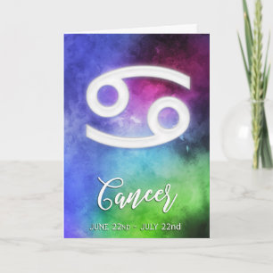 Sternzeichen : Krebs Daten Karte