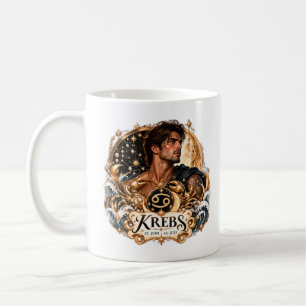 Sternzeichen Krebs - Gold Edition/Herren Tasse