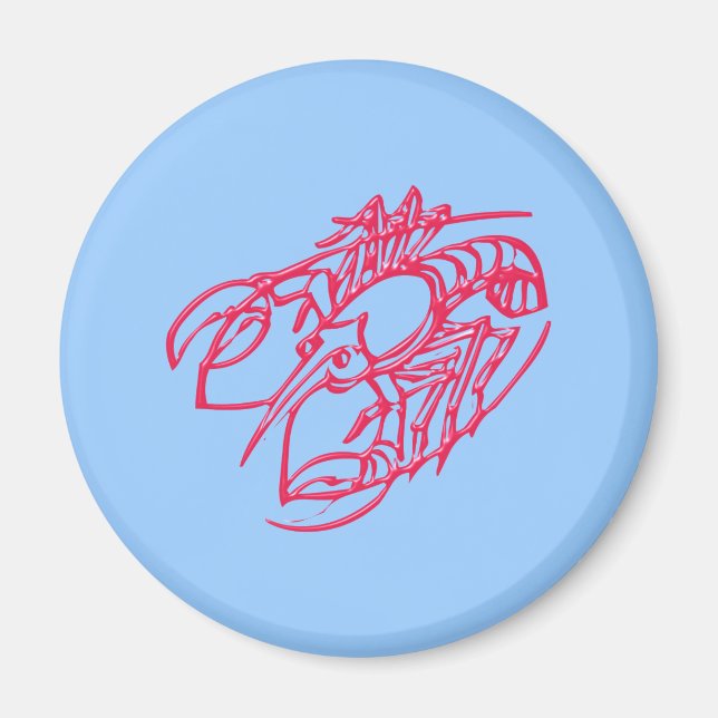 Sternzeichen Krebs zodiac sign Cancer Magnet (Vorne)