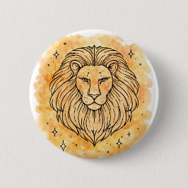 Sternzeichen Löwe Button