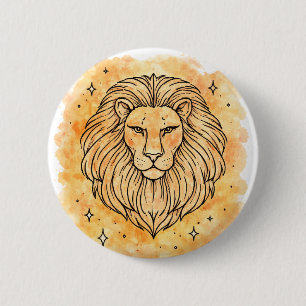 Sternzeichen Löwe Button