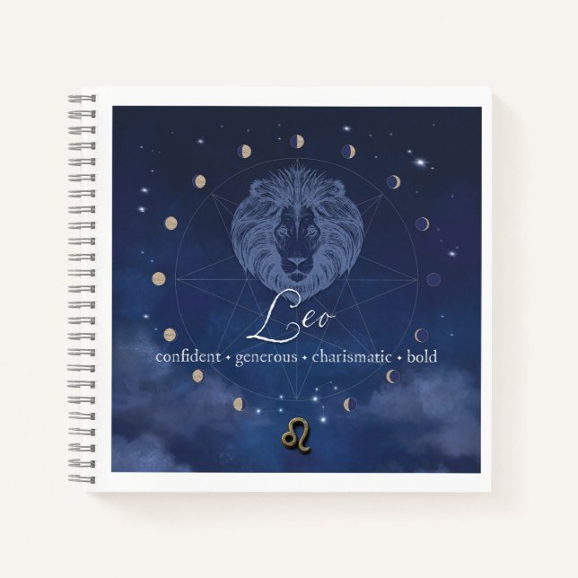 Sternzeichen - Löwe - Tagebuch (Vorderseite)