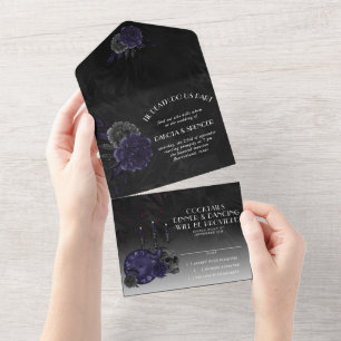 Sternzeichen Magie   Mitternachts Indigo Gothic To All In One Einladung