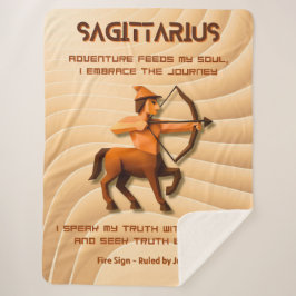 Sternzeichen Modernes 3D-Astrologie-Design Sherpadecke