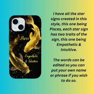 Sternzeichen Pisces Case-Mate iPhone Hülle