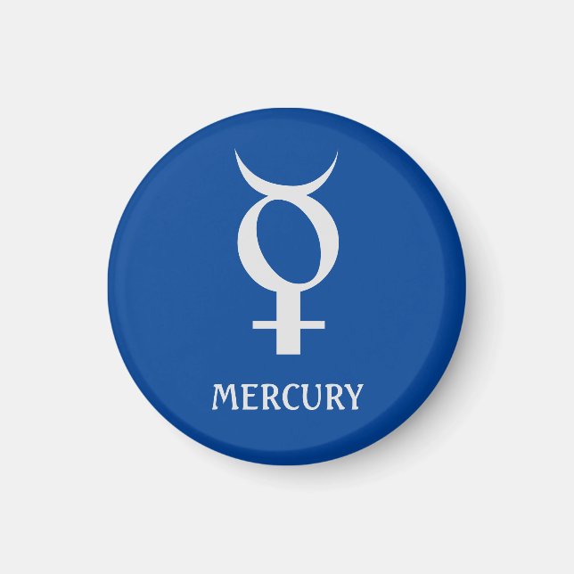 Sternzeichen: Planet Mercury Magnet (Vorne)