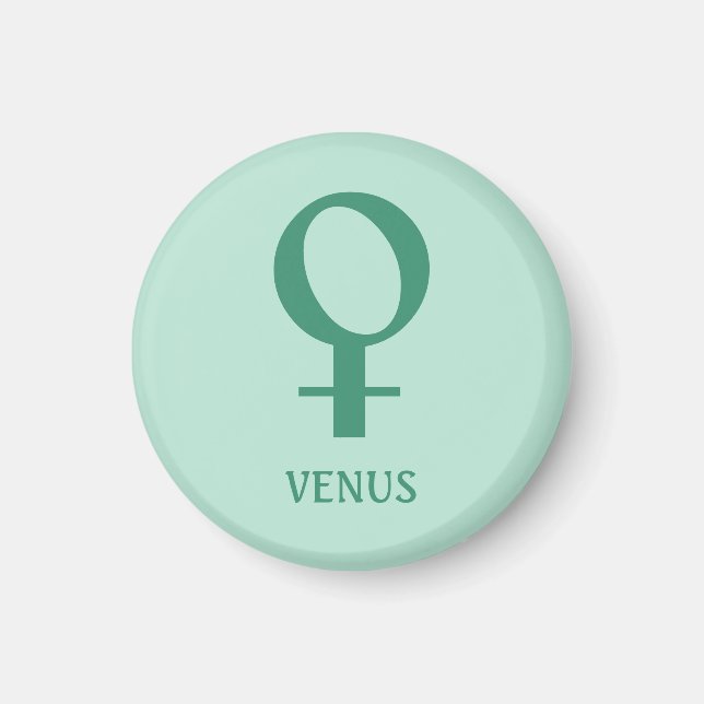 Sternzeichen: Planet Venus Magnet (Vorne)