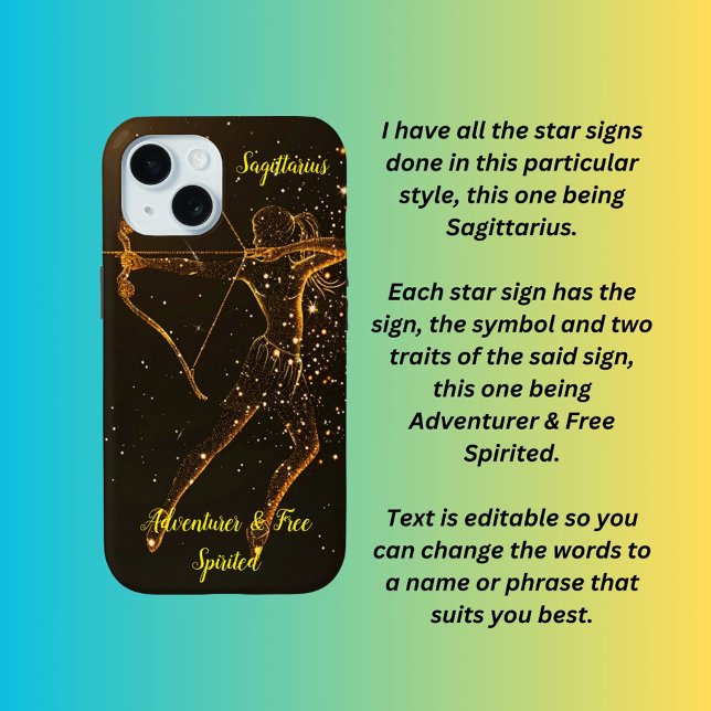 Sternzeichen Sagittarius Case-Mate iPhone Hülle (Von Creator hochgeladen)