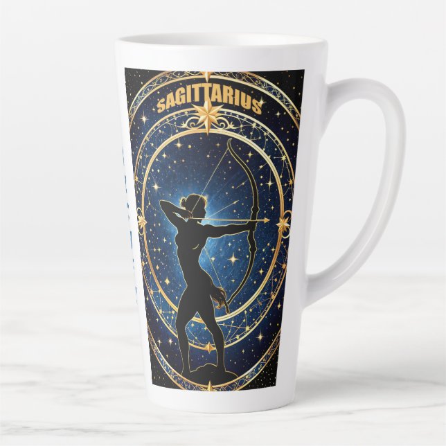 Sternzeichen Sagittarius Milchtasse (Rechts)