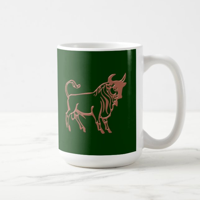 Sternzeichen Stier zodiac sign Taurus Kaffeetasse (Rechts)