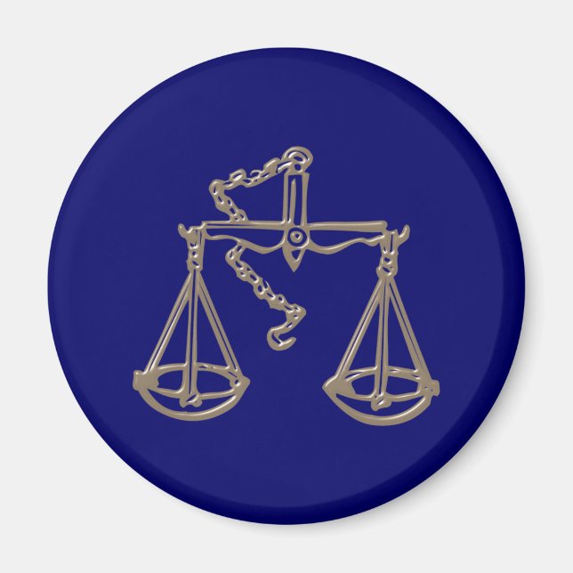 Sternzeichen Waage zodiac sign Libra Magnet (Vorne)