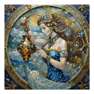 Sternzeichen - Wassermann Der Wassermann Poster