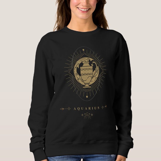 Sternzeichen Wassermann Sweatshirt (Vorderseite)