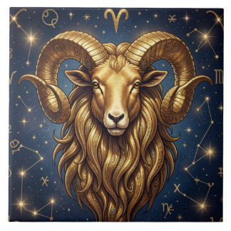 Sternzeichen Widder | Astrologie Kunst Fliese