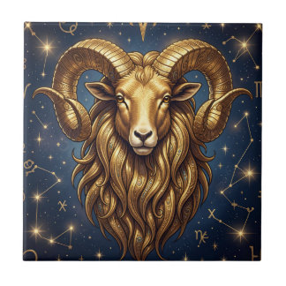 Sternzeichen Widder | Astrologie Kunst Fliese