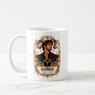 Sternzeichen Widder - Gold Edition / Herren Tasse