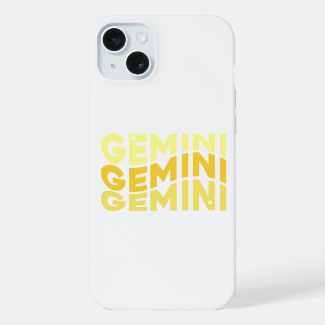 Sternzeichen Zwilling iPhone Hülle (Rückseite)