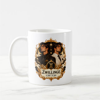 Sternzeichen Zwillinge - Gold Edition/Herre Tasse 