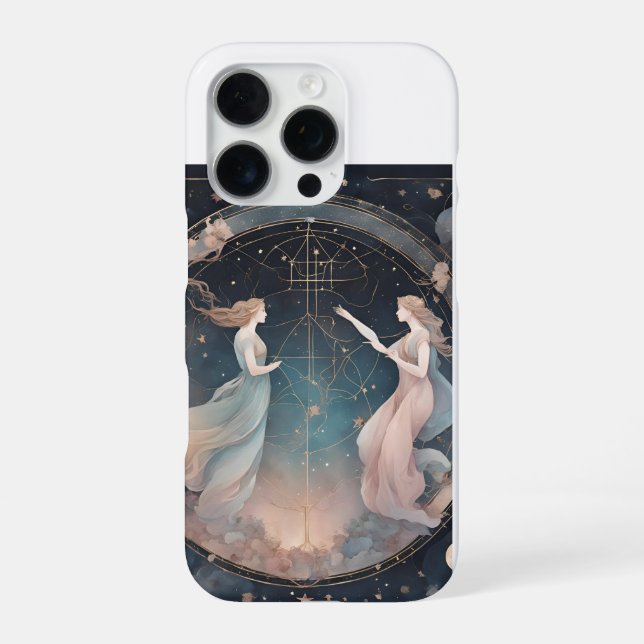 Sternzeichen Zwillinge iPhone Hülle (Rückseite)