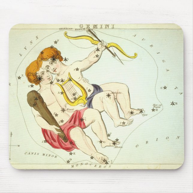 Sternzeichen: Zwillinge Mousepad (Vorne)