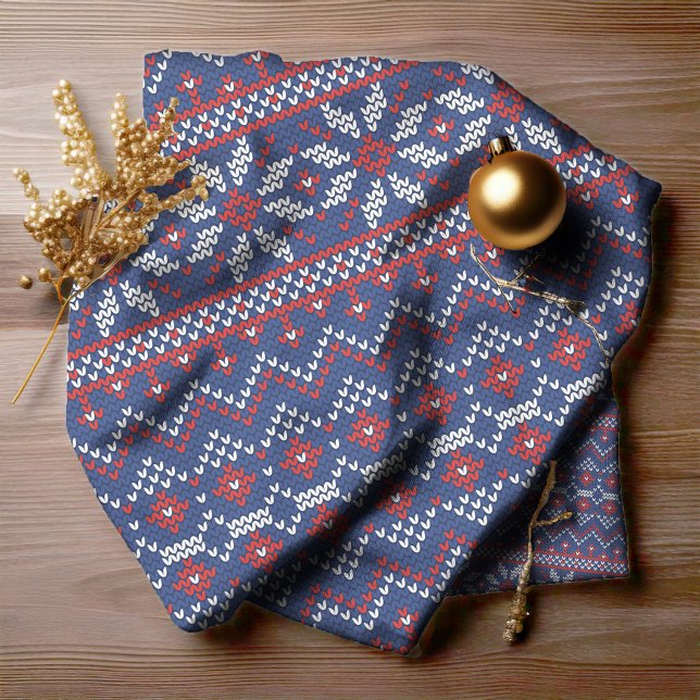 Stetch Pattern2 Navy/Red ID208 Stoff (Von Creator hochgeladen)