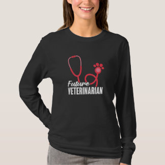 Stethos, künftiger tierärztlicher Tierarzt T-Shirt